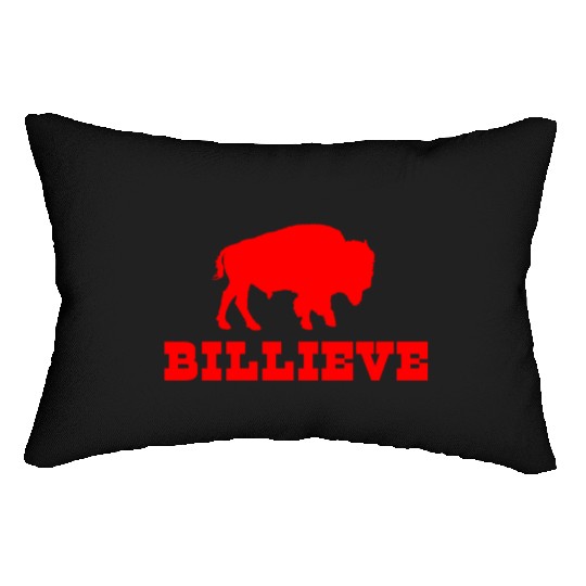 Bills Mafia Billieve - Buffalo Football Lumbar Pillows