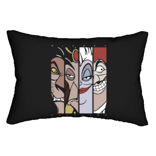 Disney Villains Lion King Hook Little Mermaid Alad Lumbar Pillows