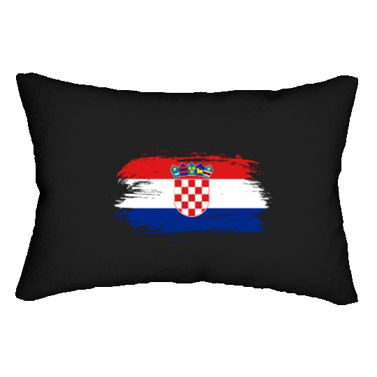 Croatia Flag / Gift Croatian Zagreb Balkan Lumbar Pillows