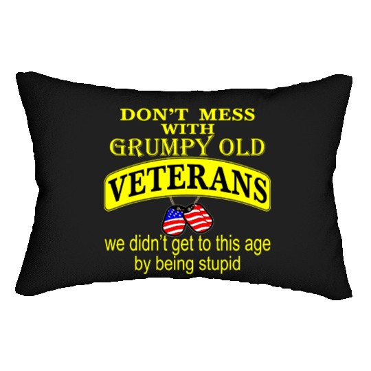 Don’t Mess With Grumpy Old Veterans We Didn’t Get Lumbar Pillows