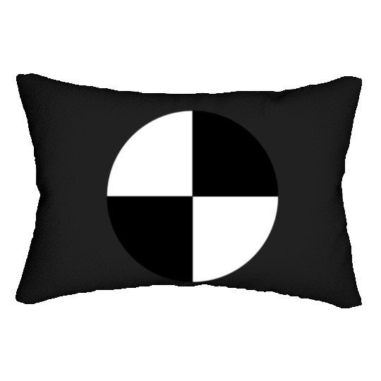 Crash Test Dummy Logo Lumbar Pillows