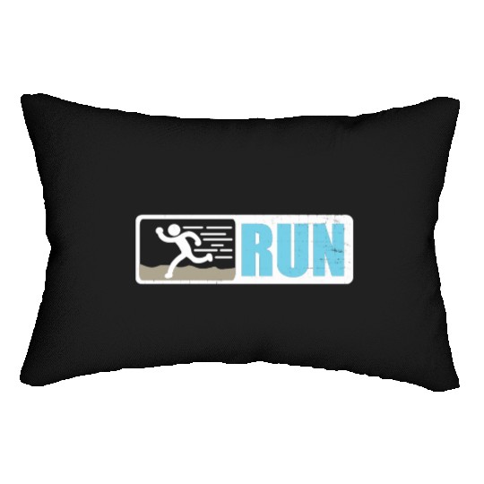 Run boy run - Premium Design Lumbar Pillows