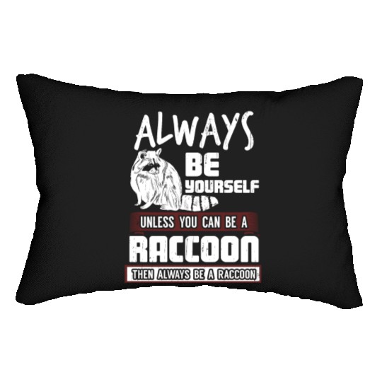 Raccoon Lumbar Pillows