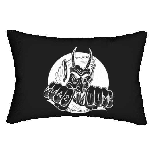 Christmas Krampus Lumbar Pillows