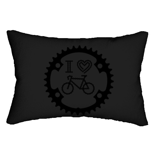 Bike Bicycle Wheel Go Green Road Bike Gift Lumbar Pillows