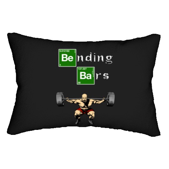 Bending Bars Walter White Gym Motivation Lumbar Pillows