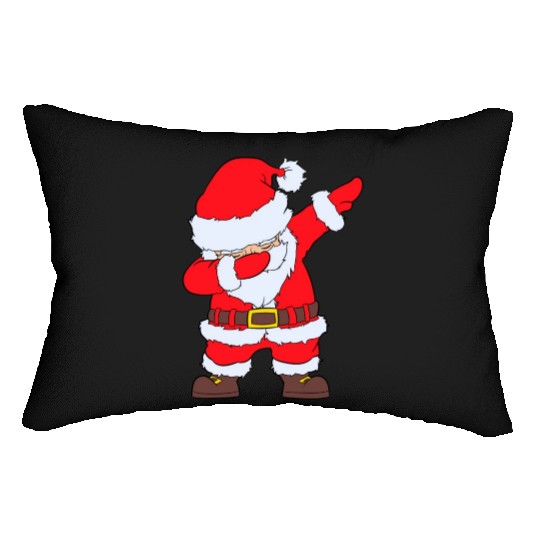 Dabbing Santa Lumbar Pillows Santa Claus Christmas Dab