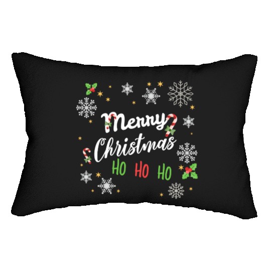Merry Christmas Lumbar Pillows