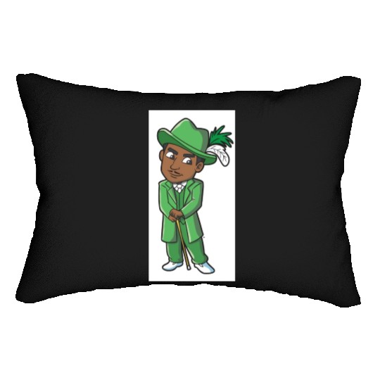 Money Green Lumbar Pillows