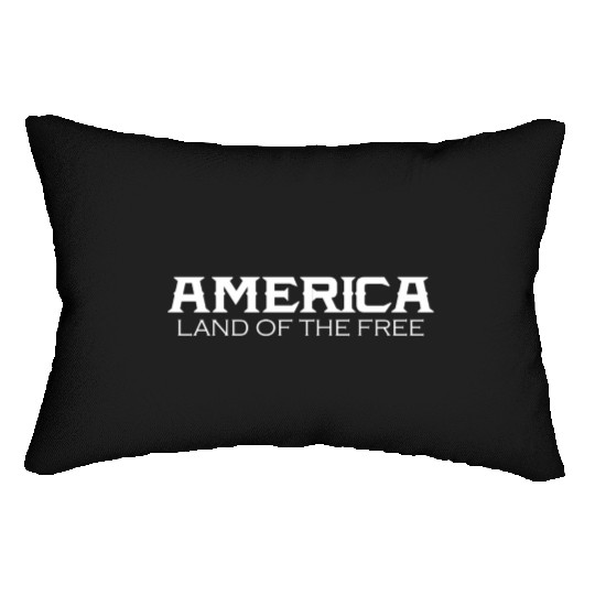 America Land of the Free Lumbar Pillows