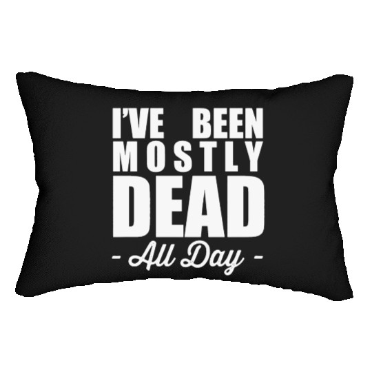 The Princess Bride Quotes Lumbar Pillows - Mostly Dead