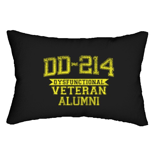 DD-214 DYSFUNCTIONAL VETERAN ALUMNI Lumbar Pillows