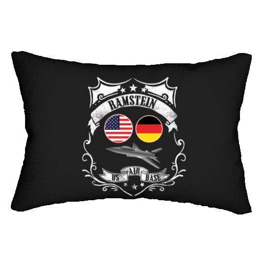Ramstein air base Germany Lumbar Pillows
