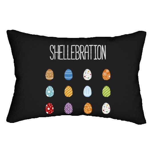 Easter pun Easter egg celebration holiday Lumbar Pillows