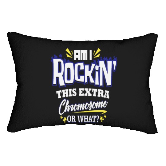 Down Syndrome Awareness Support Trisomy 21 Gift Lumbar Pillows