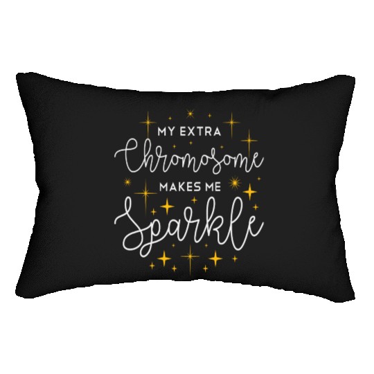 Down Syndrome Awareness Support Trisomy 21 Gift Lumbar Pillows