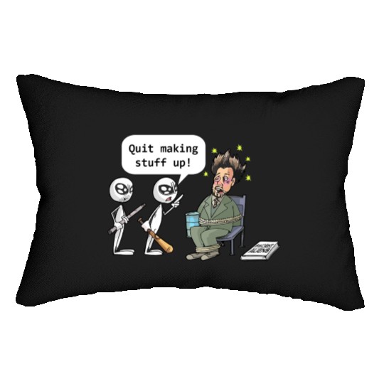 Ancient Aliens Lumbar Pillows