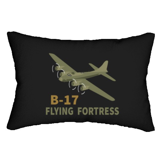 B17 Flying Fortress Bomber WW2 Airplane product Lumbar Pillows