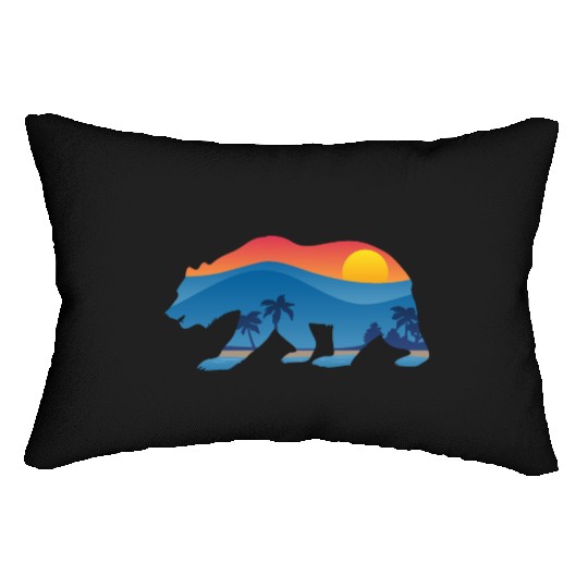 California Bear Lumbar Pillows