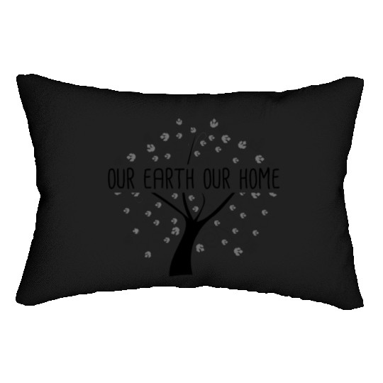 Our Earth Our Home - Earth Day Lumbar Pillows