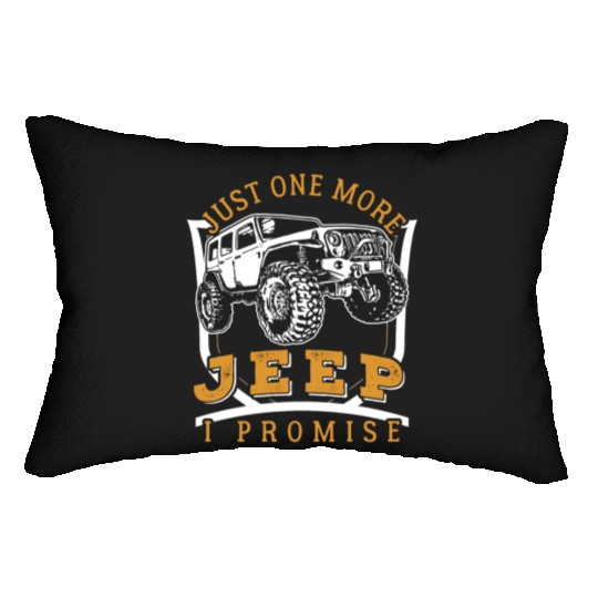 Just on more jeep car racing promise Lumbar Pillows