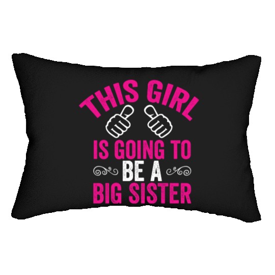 Big Sister Lumbar Pillows, Funny Big Sister Lumbar Pillows