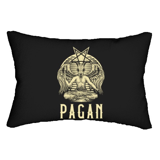 Pagan print | Wiccan graphic & Pagan Gifts Lumbar Pillows