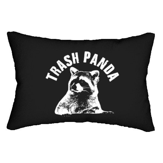 Raccoon Trash Panda Lumbar Pillows