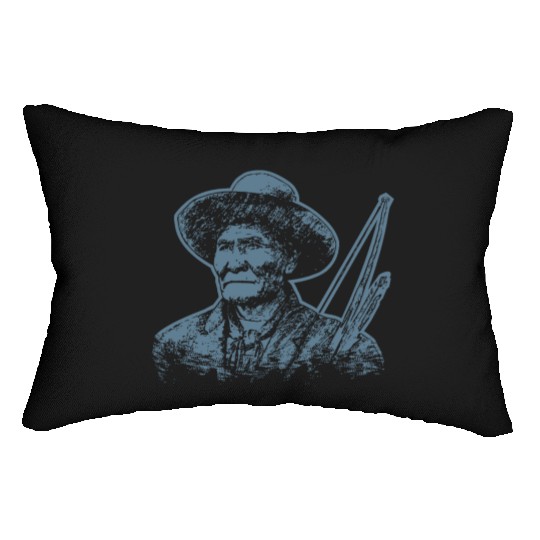 Geronimo Apache Native American Indian Warrior Lumbar Pillows