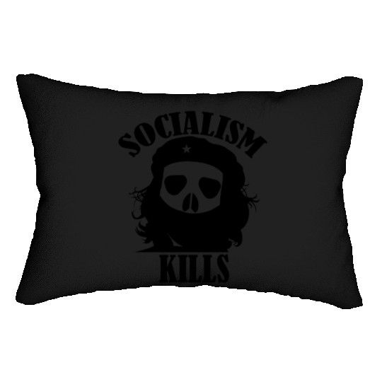 Socialism Kills No Marxism Enjoy Capitalism Lumbar Pillows