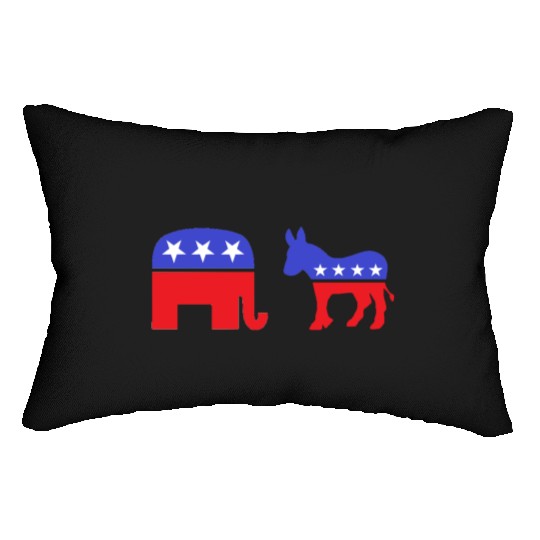 Democrat Republican Lumbar Pillows