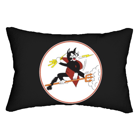 Fighter Squadron 191 (VF-191) Satan's Kittens Lumbar Pillows