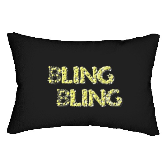 Bling bling jewelrey and riches diamond life Lumbar Pillows