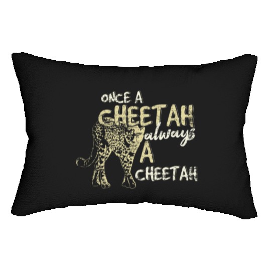 Cheetah safari Lumbar Pillows