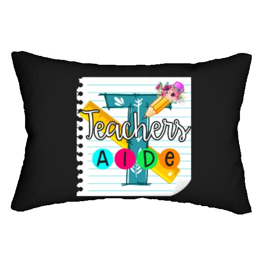 Teacher's Aide Lumbar Pillows Teacher Assistant Gift