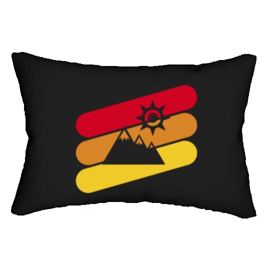 Mountains Mountain Mountaineering Lumbar Pillows