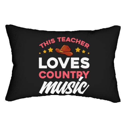 Country Music Festival Design Country Lover Lumbar Pillows