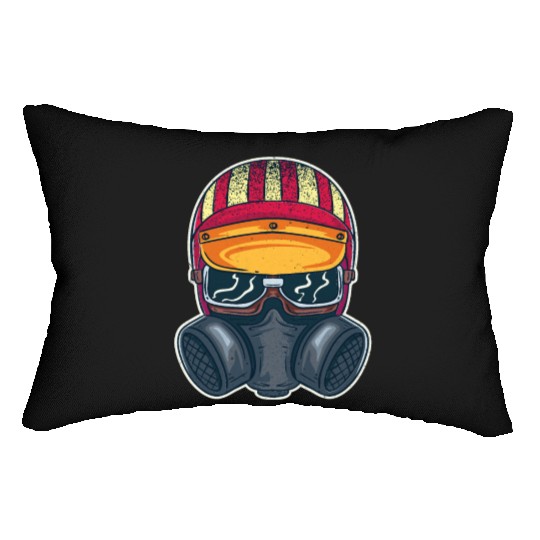 Hot Rod Drag Racing Racecar American Flag Design Lumbar Pillows