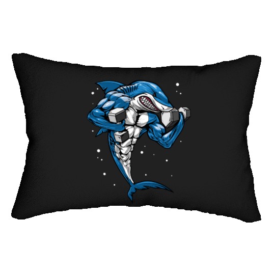 Shark Fitness Bodybuilder Lumbar Pillows