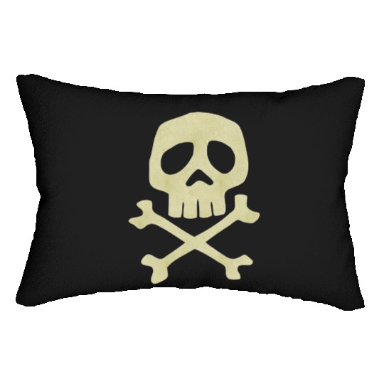 Misfits Style Captain Harlock Skull Crossbones Lumbar Pillows