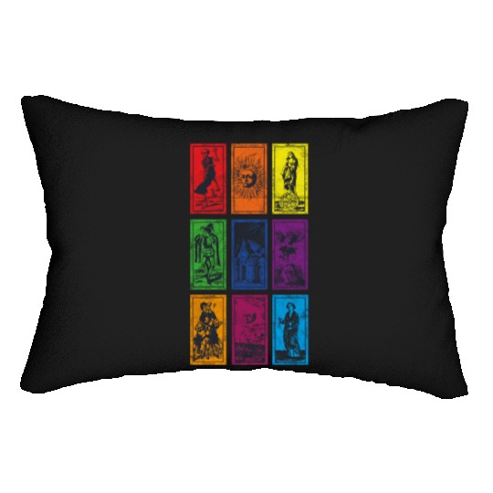 Occult Alchemy Tarot Card The Death Devil Lumbar Pillows