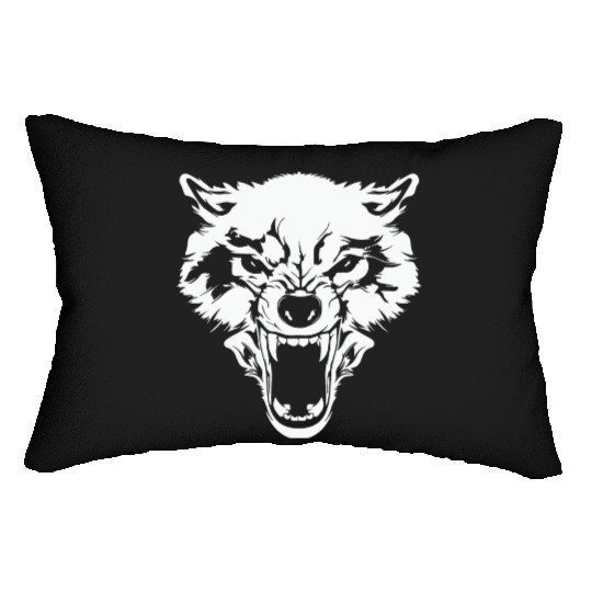Wolf Bad Wolf Alpha Wolf Lumbar Pillows