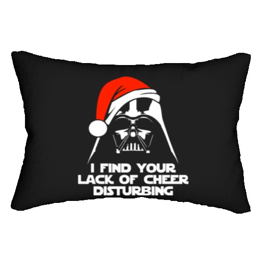 Darth Vader Santa Claus Christmas Sweater Design Lumbar Pillows