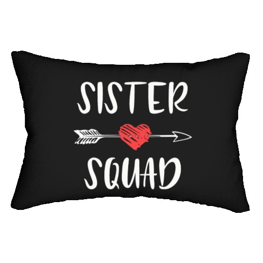 Sister Squad Sisters Forever Gift Idea Christmas Lumbar Pillows