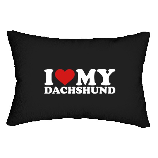 Dachshund Lumbar Pillows