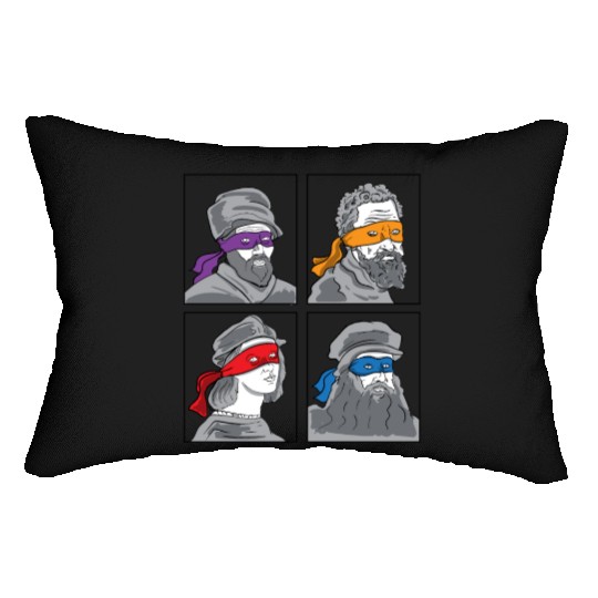 Leonardo Donatello Raphael Michelangelo Gift Lumbar Pillows