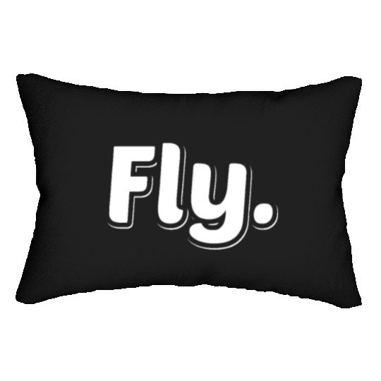 Fly Aviation History Month Aviator Pilot Flying Lumbar Pillows