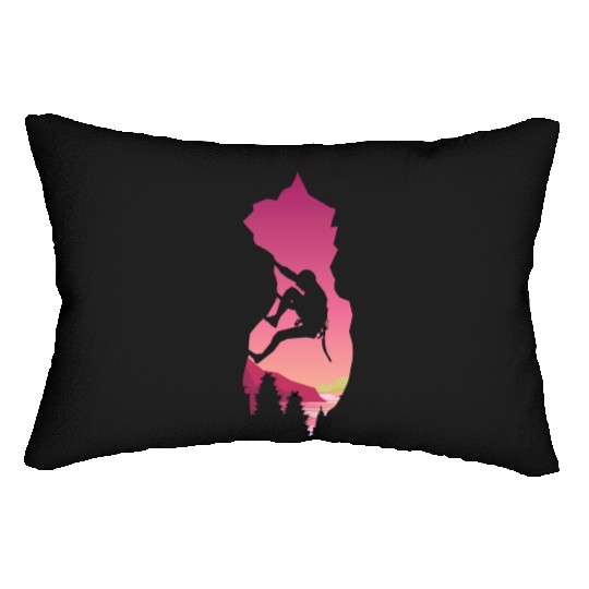 Rock Climbing Lumbar Pillows