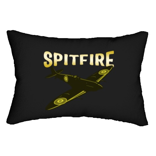 Spitfire UK Mk.1 RAF British WWII Fighter Royal Lumbar Pillows