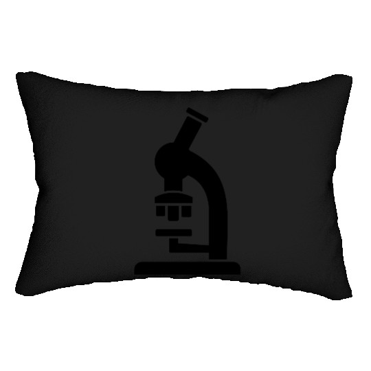 microscope teacher research laboratory school gift Lumbar Pillows